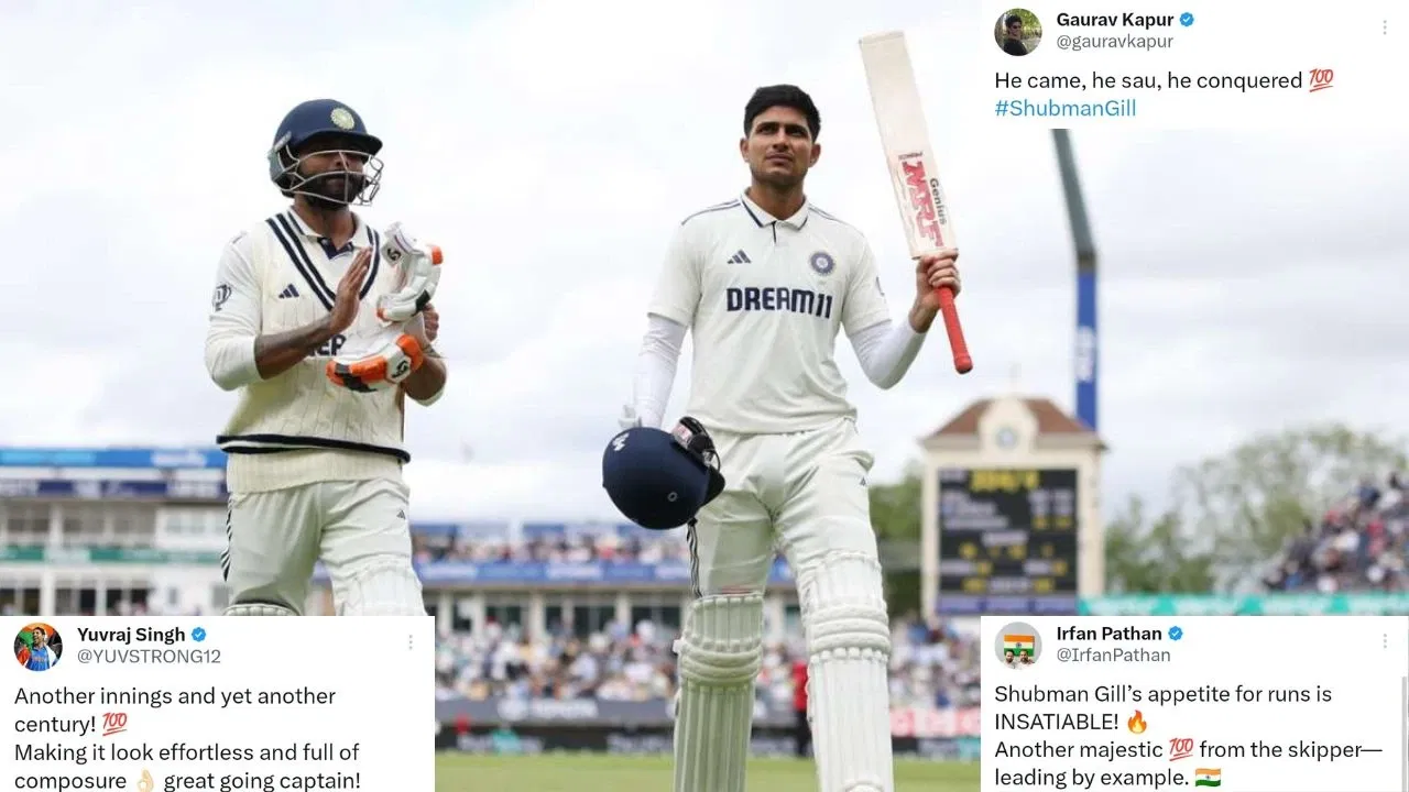“The Real King”: Twitter reacts as Shubman Gill follows double ton with a stunning hundred in Edgbaston Test