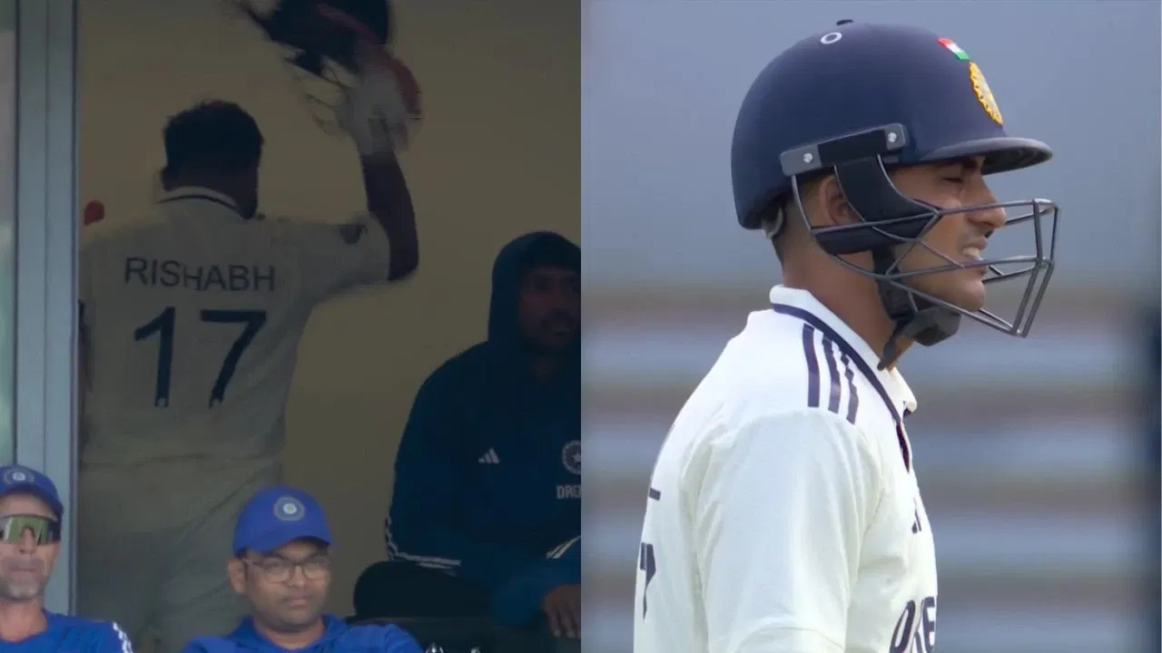 Watch: Rishabh Pant furiously smashes helmet after throwing away wicket in Edgbaston Test, Shubman Gill angry