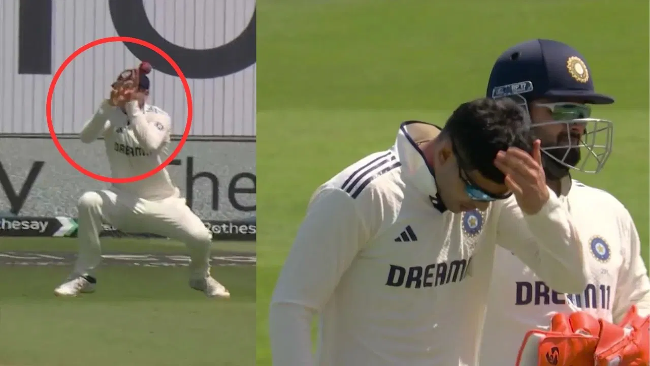 Watch: Shubman Gill nearly suffers freak injury as Harry Brook hits him brutally on head