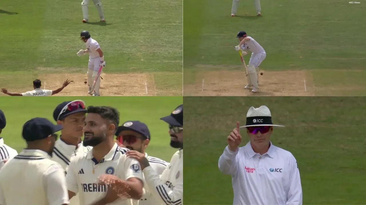 Watch: Akash Deep bamboozles Ollie Pope, Harry Brook with stunning deliveries on Day 5 of Edgbaston Test