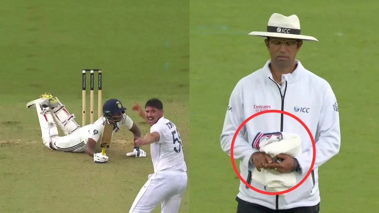 Watch: Blatant Cheating! Kumar Dharmasena caught helping England avoid DRS blunder vs Sai Sudharsan
