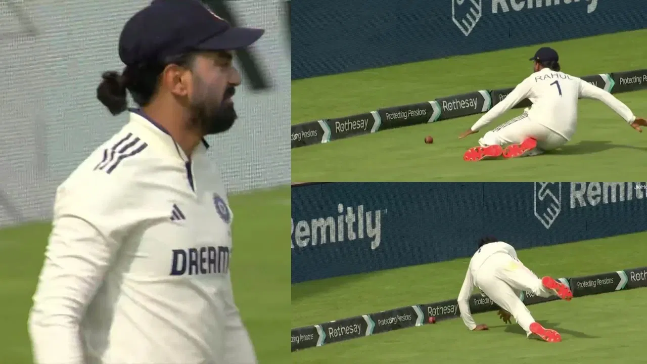 Watch: KL Rahul’s horrible fielding botch gifts England free runs at Old Trafford, Manchester