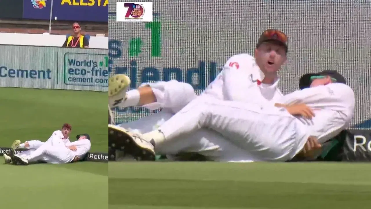 Watch: Shubman Gill forces Joe Root, Zak Crawley to crash into each other with unstoppable shot