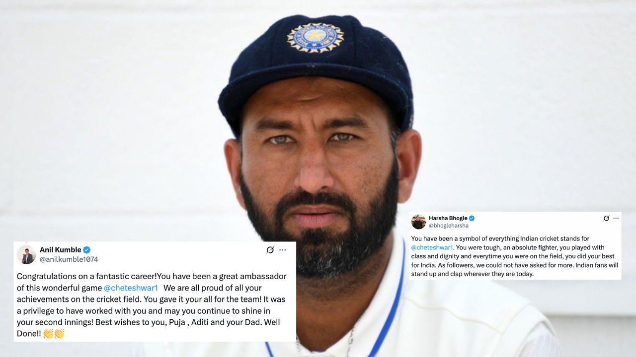 “Indian Test Team is getting empty”- Twitter reacts to Cheteshwar Pujara’s retirement