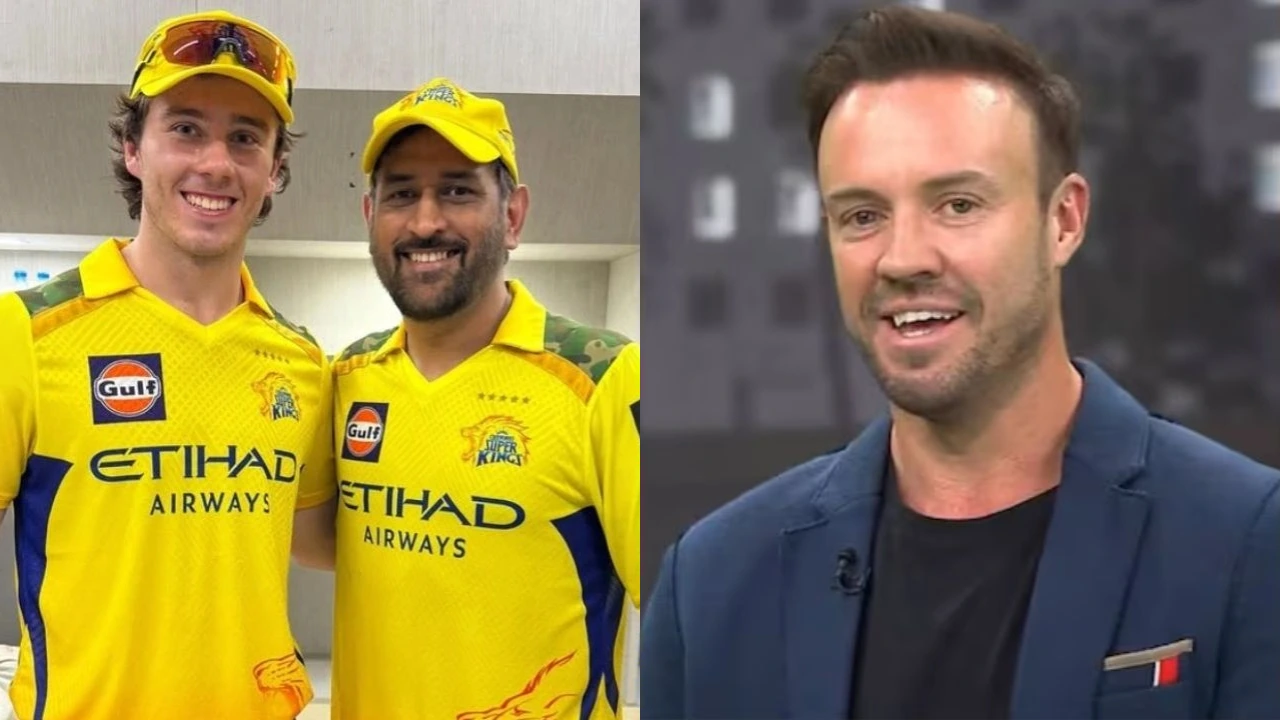 AB de Villiers forced to clean up CSK-Dewald Brevis “Masterstroke” tweet mess