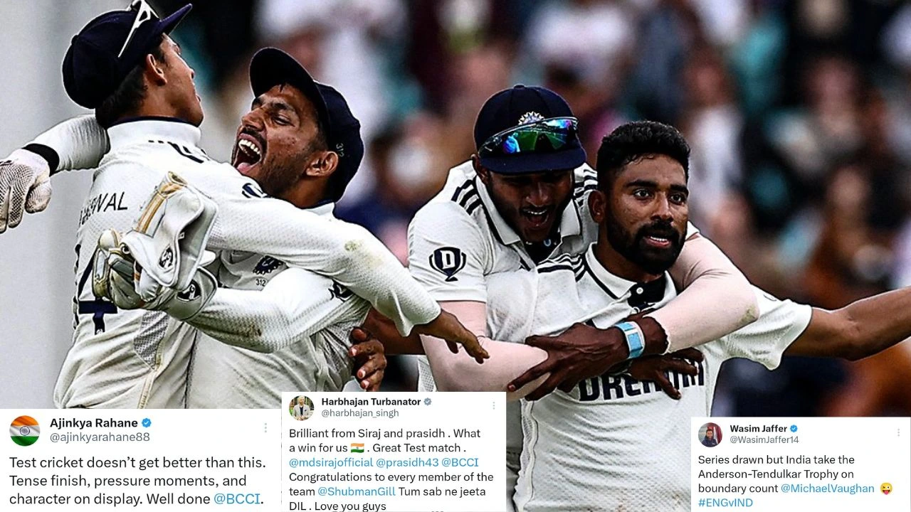 “India fighting off British in the month of August” – Twitter reacts to Shubman Gill-led team’s historic Oval Test win