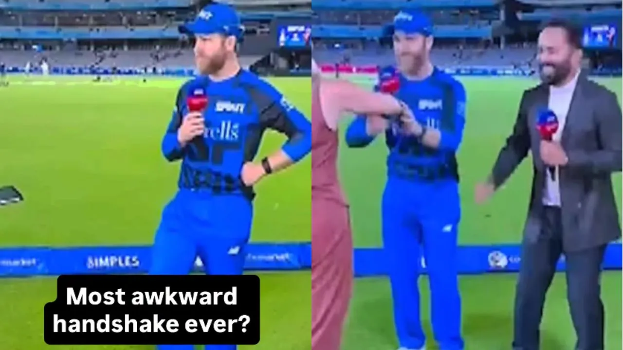 Watch: Kane Williamson embarrassed awfully on LIVE TV in England