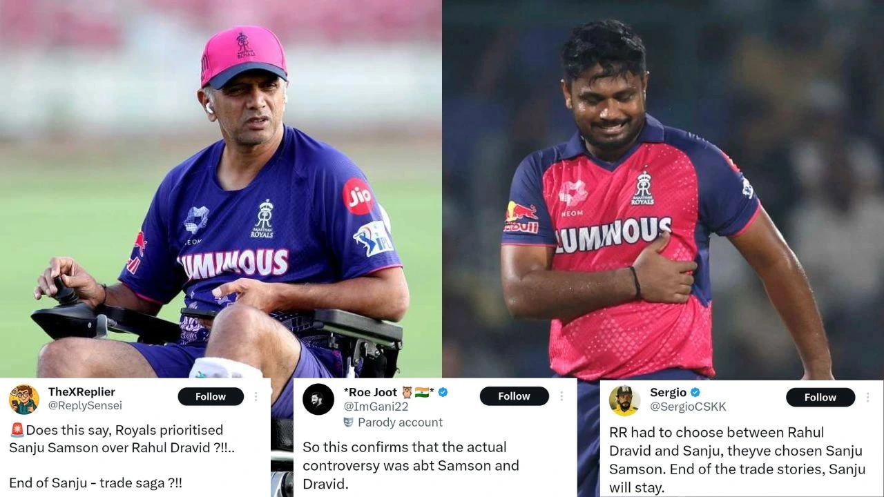 ‘Sanju Samson is behind Rahul Dravid’s sacking’: Rajasthan Royals head coach’s exit sparks wild reactions