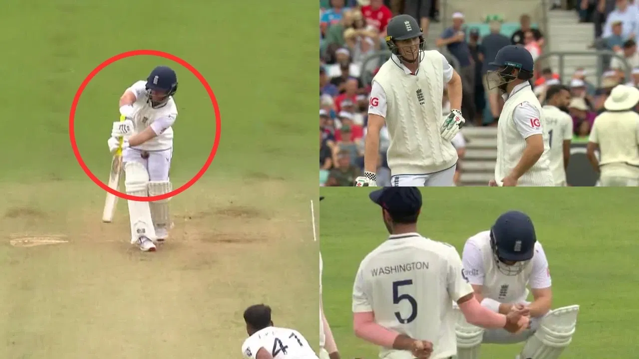 Watch: Akash Deep brutally hits Ben Duckett on the box; Zak Crawley laughs as teammate writhes in pain
