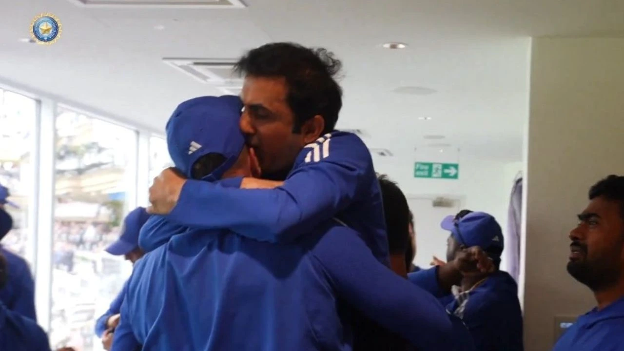 Watch: Gautam Gambhir turns Virat Kohli in wild celebrations after India’s Oval Test win