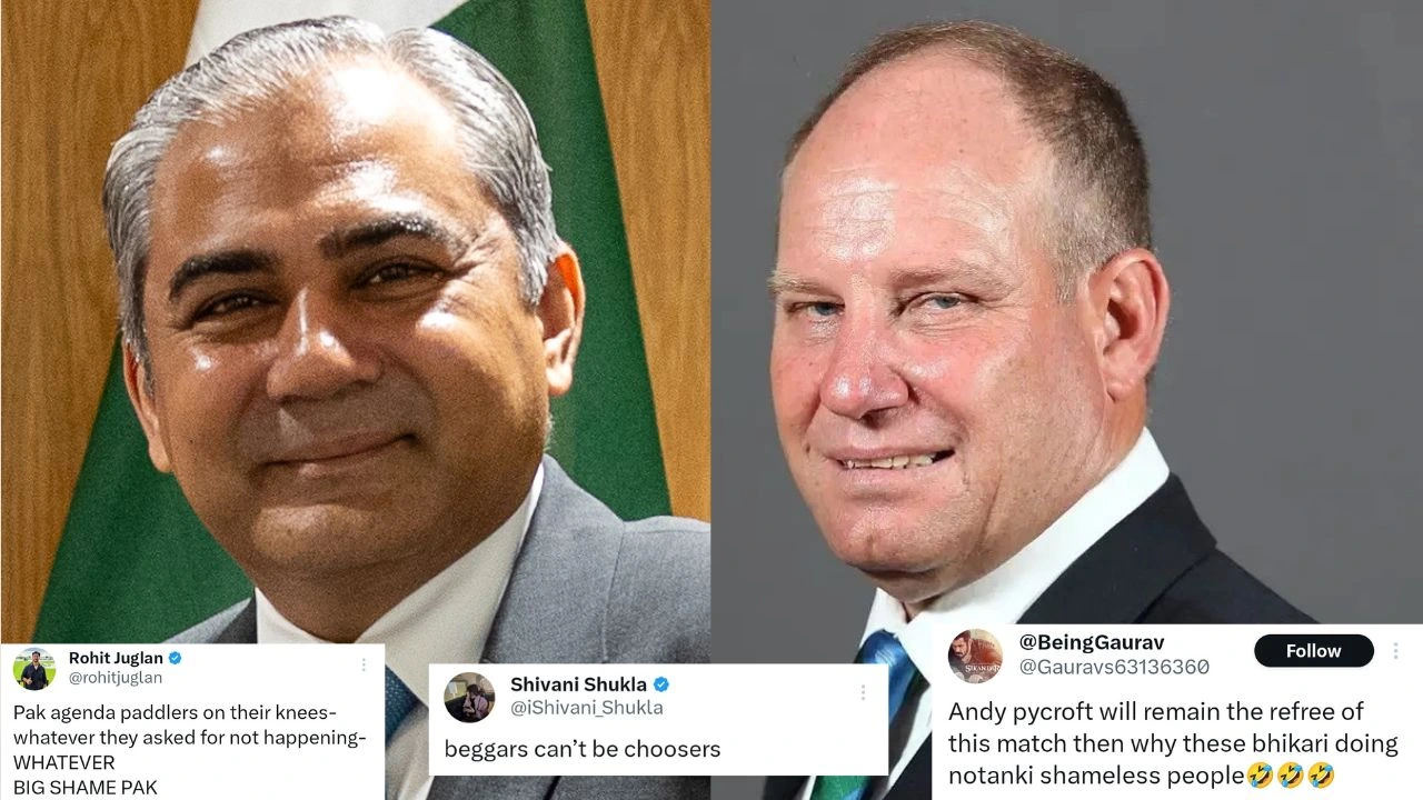 “Beggars can’t be choosers”: Mohsin Naqvi brutally trolled as Andy Pycroft remains match referee for Pakistan’s game