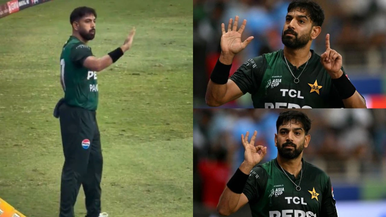 Haris Rauf gets support from Pakistan’s Defence Minister Khawaja Asif after 6-0 gesture; ICC to be involved?