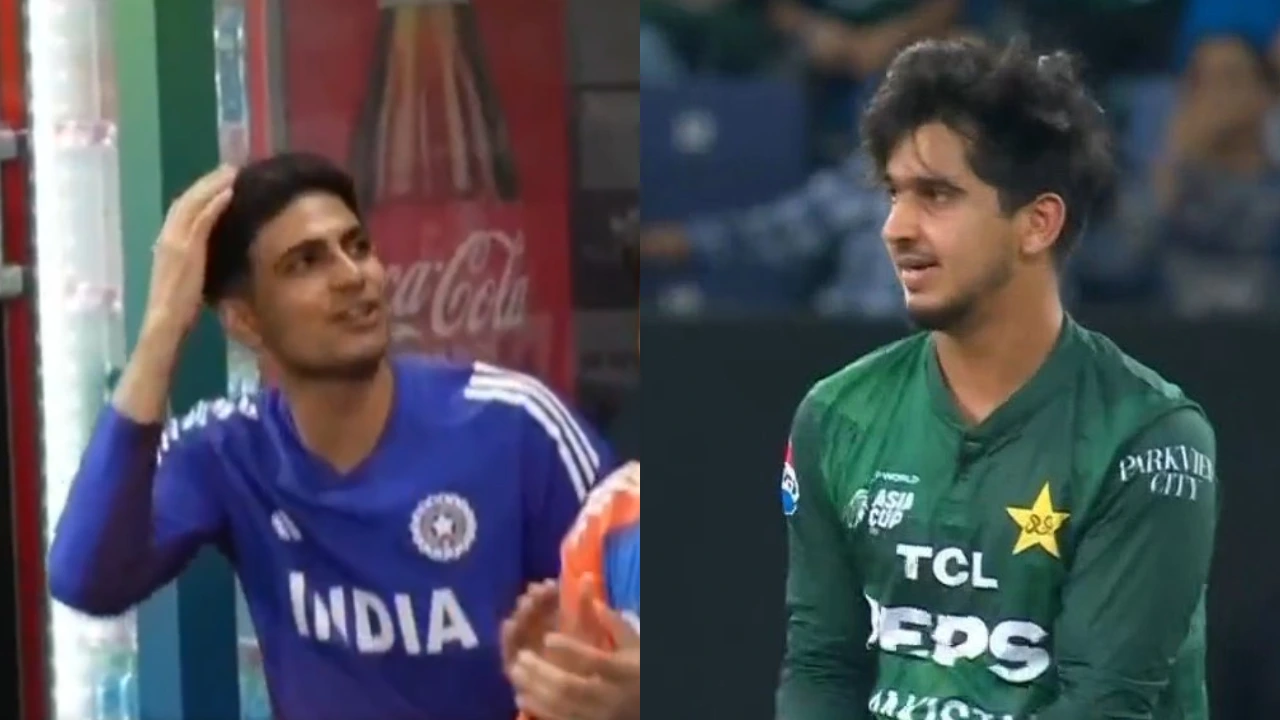 Watch: Shubman Gill caught on camera hurling abuse during India vs Pakistan clash