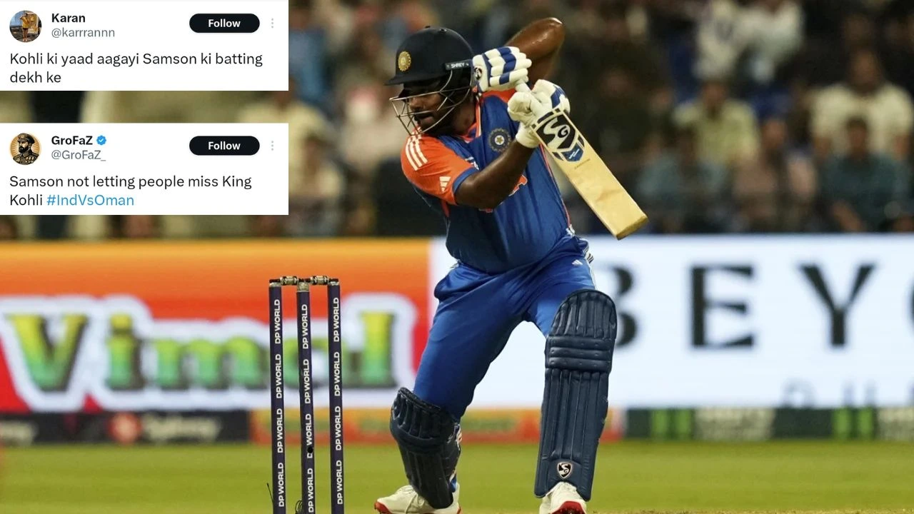 ‘Sanju Samson not letting people miss Virat Kohli’: Twitter reacts to batter’s slow fifty vs Oman