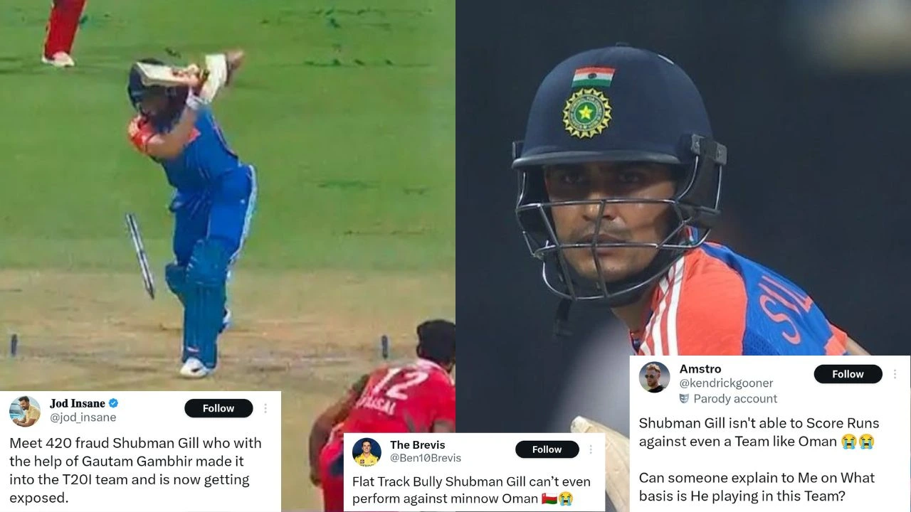 ‘Fraud Shubman Gill can’t even perform against Oman’: Twitter reacts to batter’s Asia Cup flop show