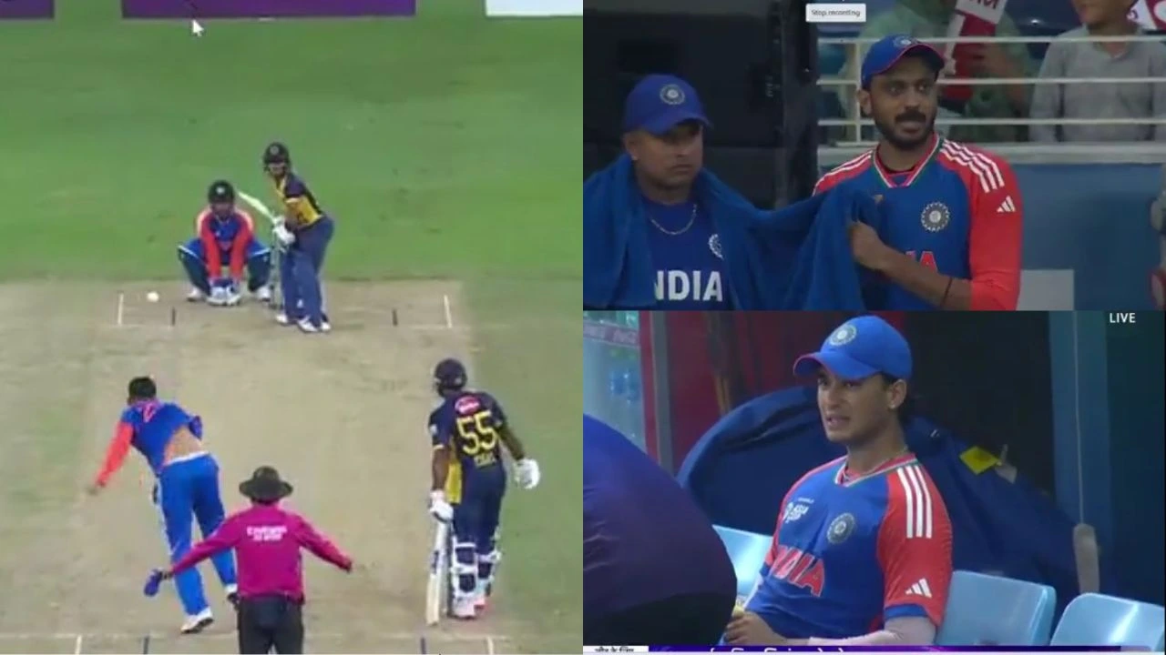 Watch: Huge drama unfolds! Pathum Nissanka denied clear 6 by umpire after Axar Patel’s blunder in Asia Cup