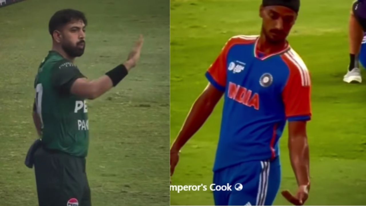 Watch- Arshdeep Singh bangs Haris Rauf’s Rafael Down gesture with Obscene act