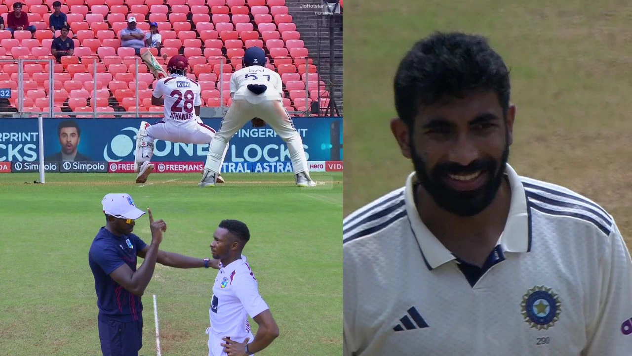 Watch: Jasprit Bumrah’s deadly bouncer leaves Alick Athanaze trembling, West Indies in panic after brutal blow