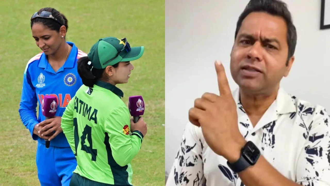 Watch: Aakash Chopra mocks Pakistan on-air with “12-0” proof as India annihilate Fatima Sana’s team in World Cup