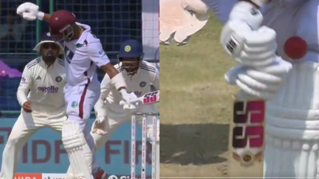 India’s luck runs out as Shai Hope survives a weird Hit Wicket