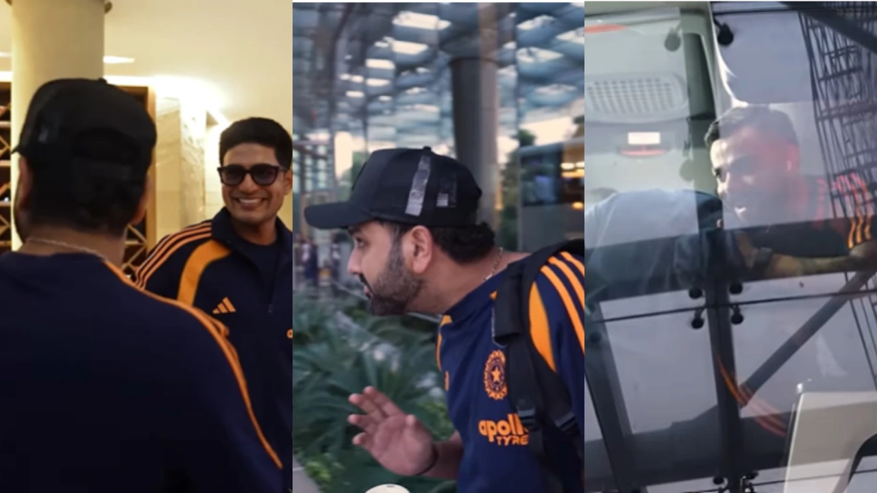 Watch- Rohit Sharma bows down to Virat Kohli, ignores Shubman Gill first, then reacts shocked