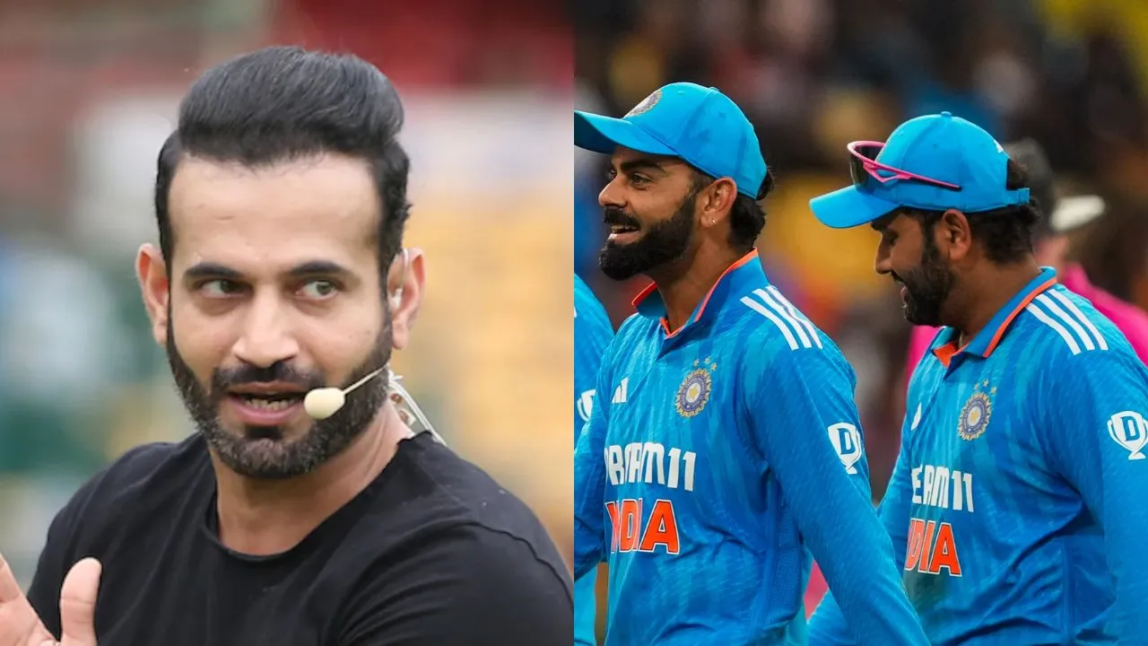 Irfan Pathan teaches batting to Virat Kohli after consecutive ducks vs Australia