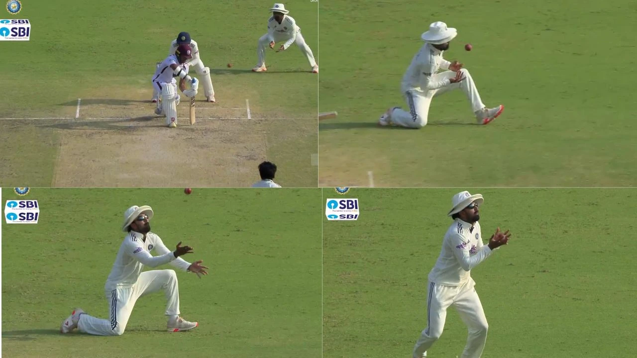 Watch: KL Rahul pulls off jaw-dropping juggling catch to send Tagenarine Chanderpaul packing in Delhi Test
