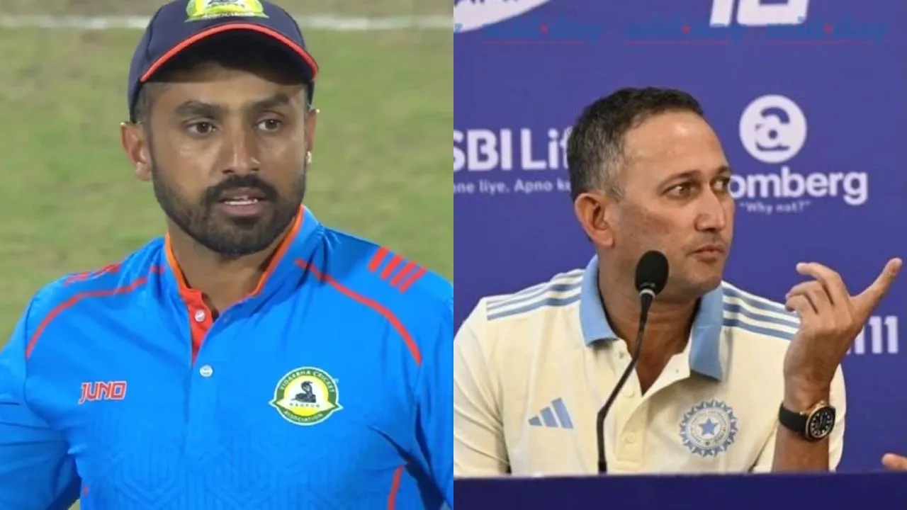 Karun Nair accuses Ajit Agarkar of destroying his career: ‘I deserved more than a series’