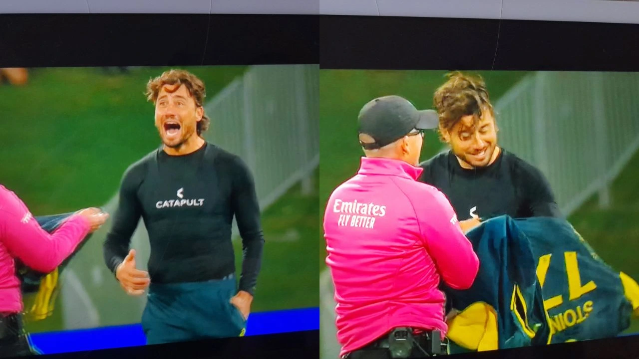 Watch: Marcus Stoinis strips down before bowling vs NZ in comedy moment, fans and umpires in splits