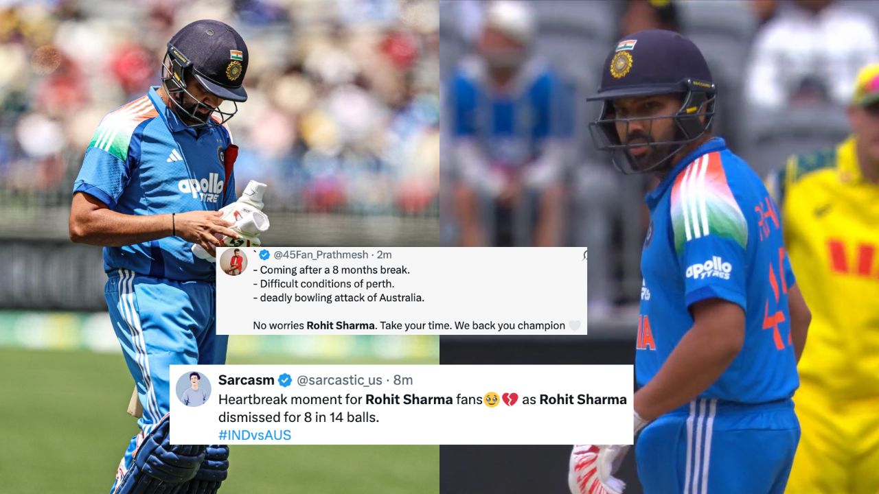 “1 Step closer to retirement”- Twitter reacts to Rohit Sharma’s flop show