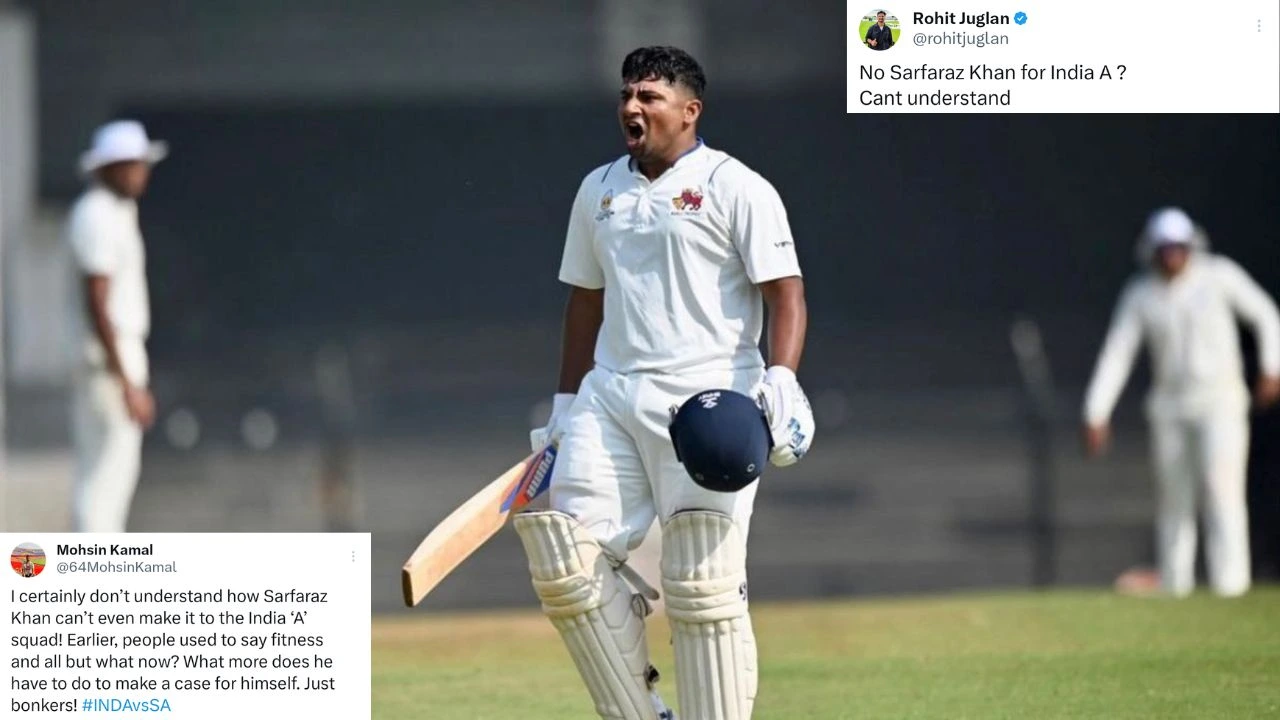 Sarfaraz Khan told to retire after India A snub for South Africa series