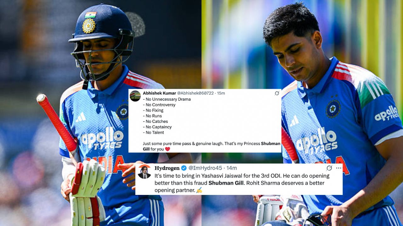 “Remove Shubman Gill”- Twitter reacts after another poor outing vs Australia