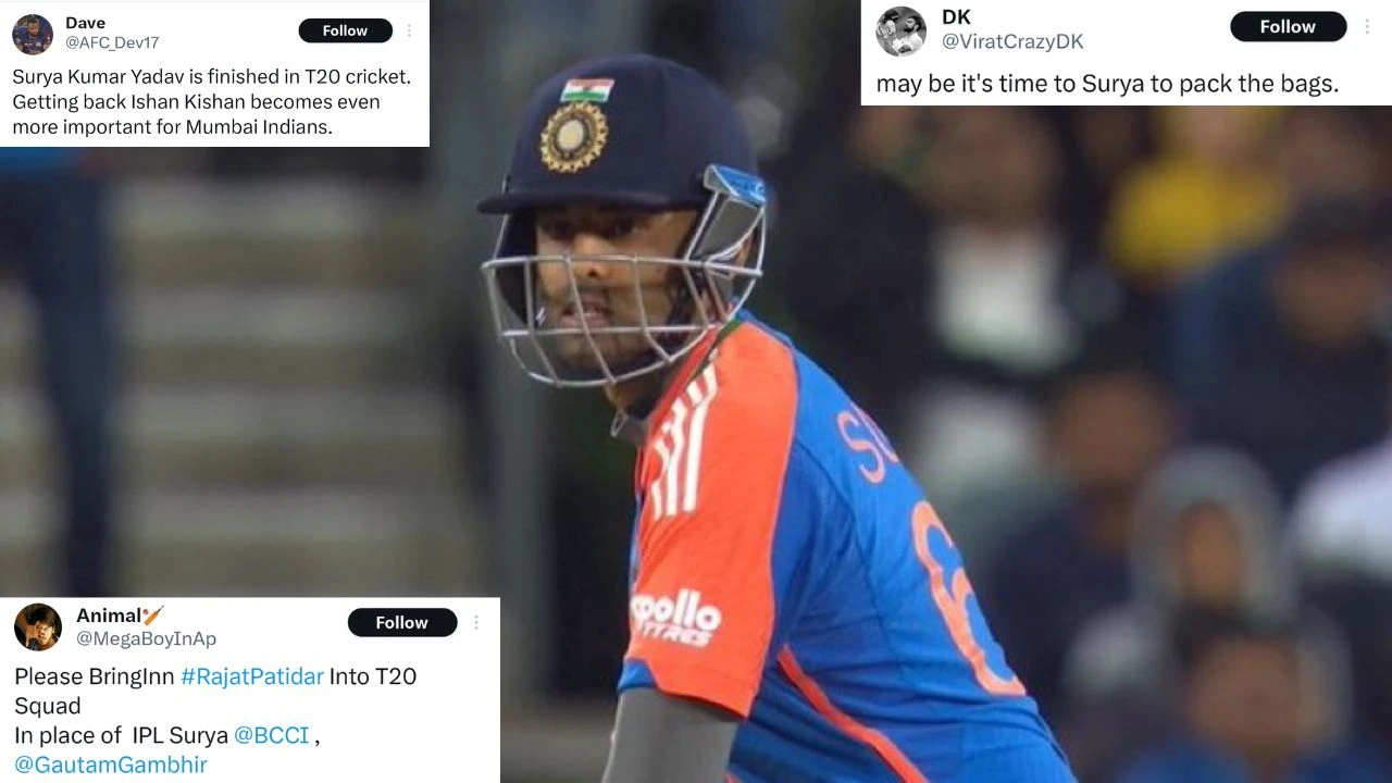 “Suryakumar Yadav is finished”: BCCI told to bring in Rajat Patidar after India skipper’s MCG horror show