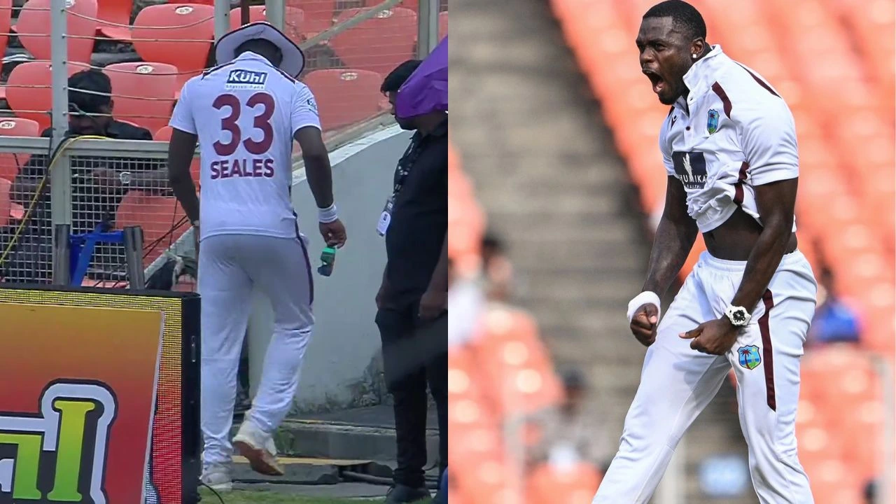 Watch: Jayden Seales leaves field injured in Ahmedabad Test in huge blow for West Indies