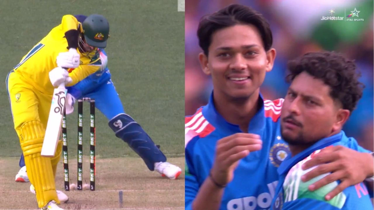 Watch: Kuldeep Yadav bamboozles Michell Starc with a sensational googly in Sydney ODI
