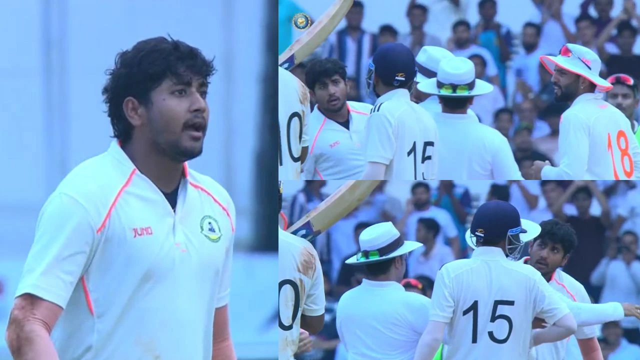 Watch: Yash Dhull, Yash Thakur involved in ugly fight in Irani Cup; near-physical clash angers BCCI