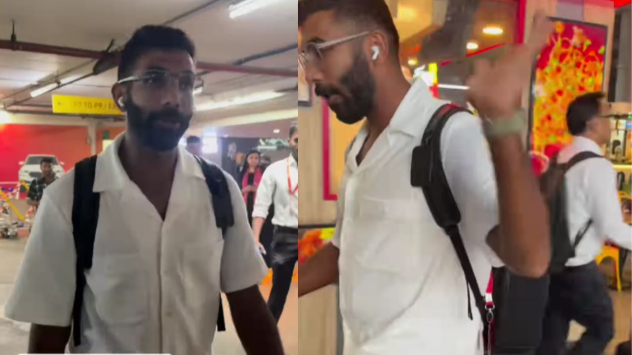 Jasprit Bumrah gives belt treatment to paparazzi at airport after ‘Diwali bonus’ remarks