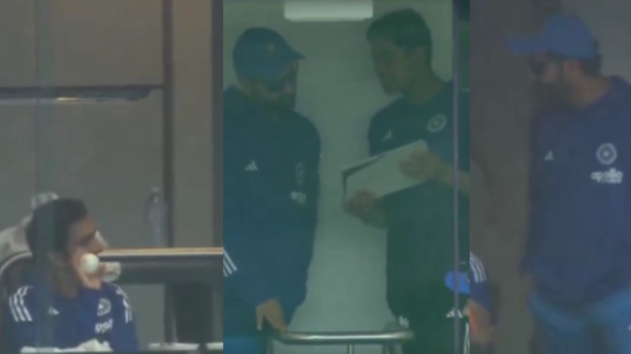 Watch- After failing to score, Rohit Sharma desperately tries to save his place in dressing room