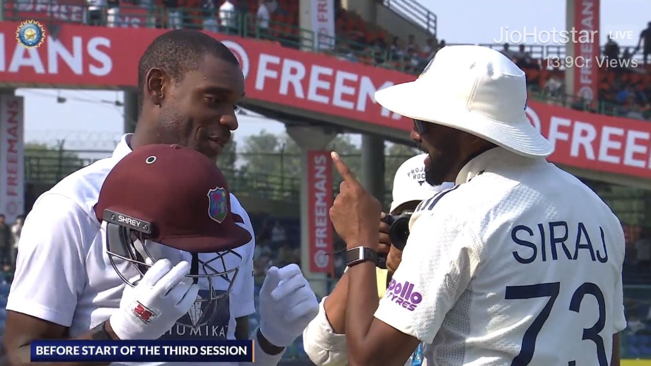 Mohammed Siraj issues on-field threat to Justin Greaves as batter terrorizes Indian bowling attack