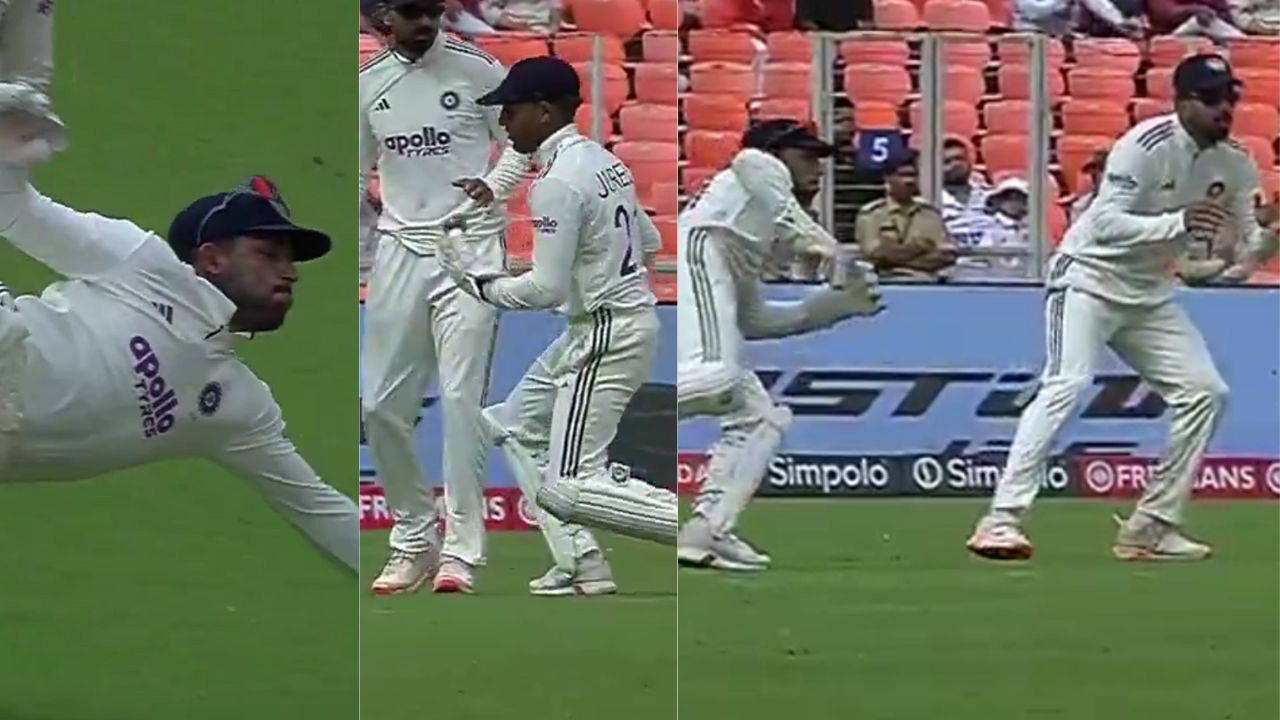 Watch- Dhruv Jurel shows wicketkeeping masterclass in Ahmedabad