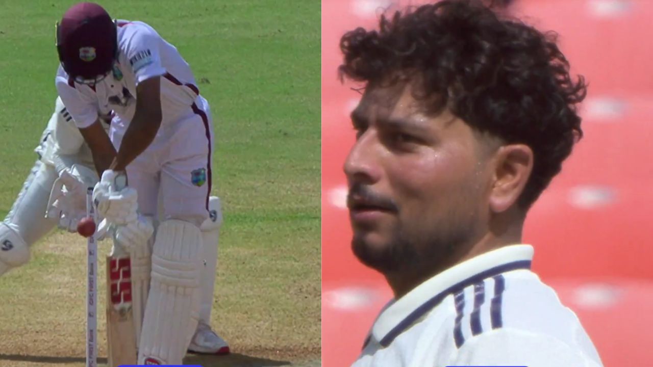 Watch: Kuldeep Yadav clean bolds Roston Chase with a masterpiece, West Indies dugout stunned