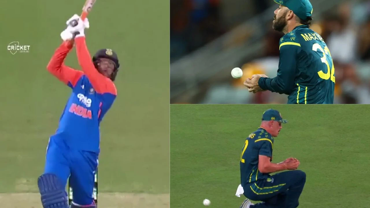 Abhishek Sharma gets two lifelines as Glenn Maxwell, Ben Dwarshuis turn Pakistani and drop sitters in Brisbane