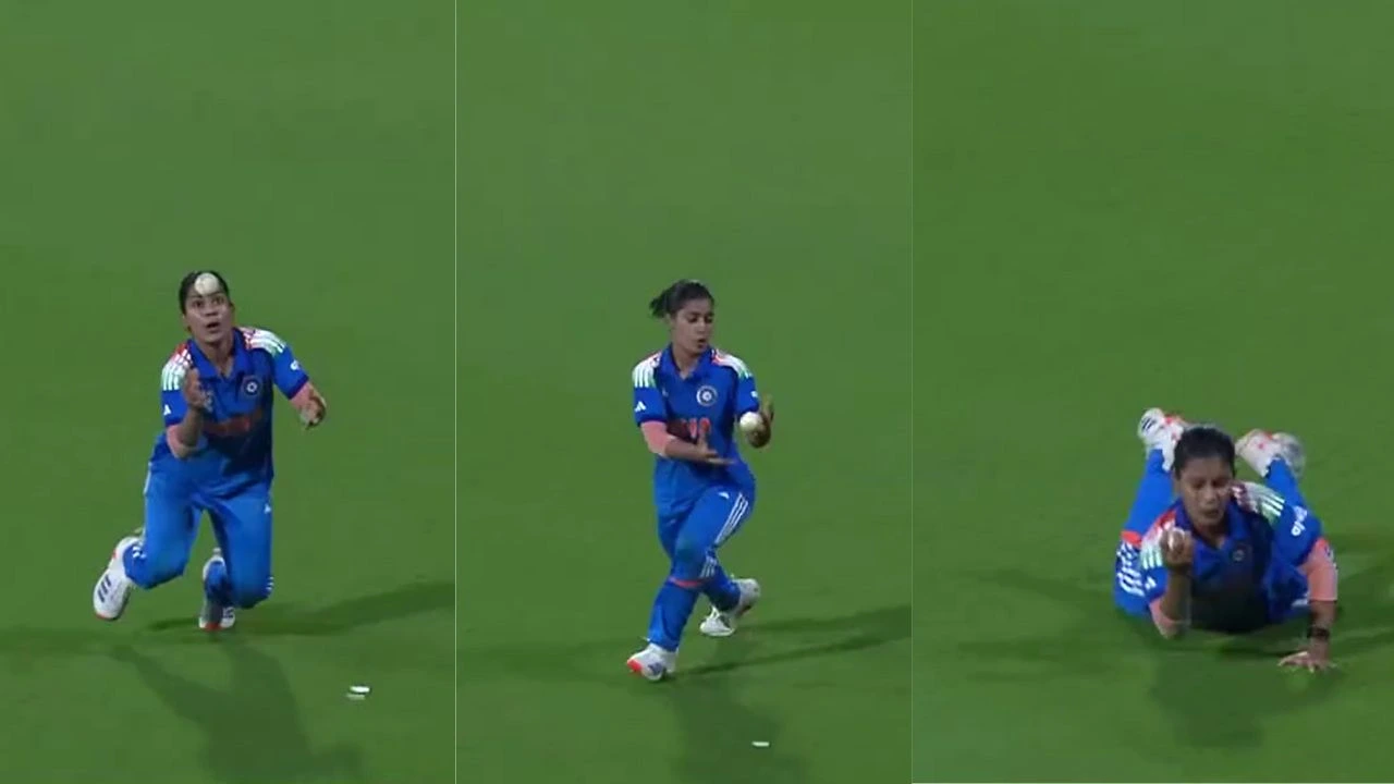 Amanjot Kaur grabs greatest catch in women’s cricket history as Deepti Sharma dismisses Laura Wolvaardt in WC final