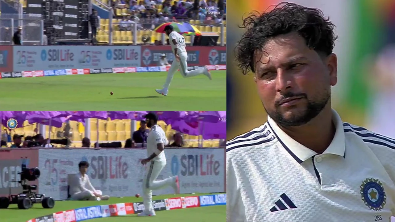 Jasprit Bumrah refuses to dive to save four in Guwahati Test, Kuldeep Yadav fumes