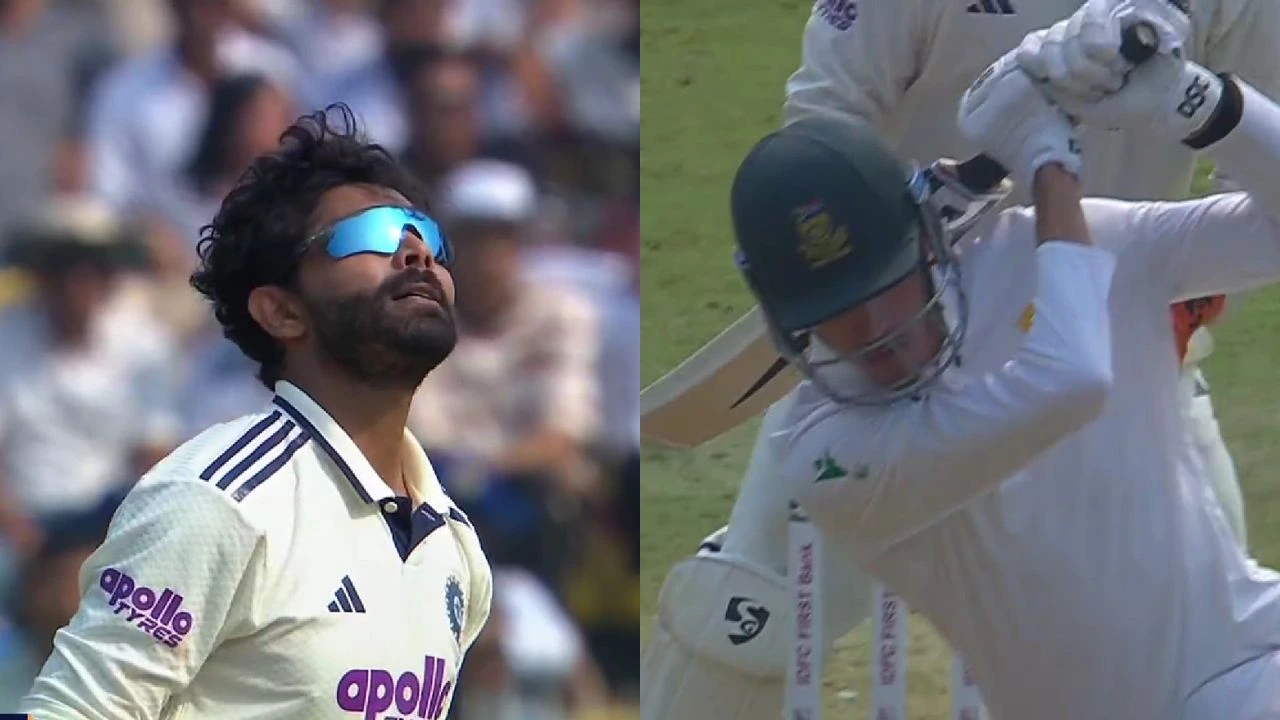 Marco Jansen smashes stunning no-look six off Ravindra Jadeja in Guwahati Test