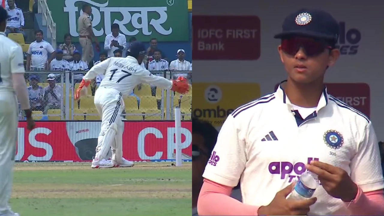 Rishabh Pant brutally scolds Yashasvi Jaiswal over poor fielding at short leg in Guwahati Test