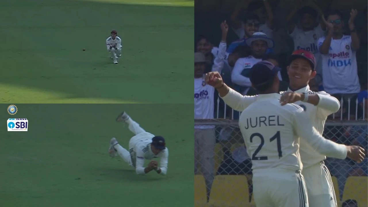 Yashasvi Jaiswal pulls off stunning diving catch as Ravindra Jadeja removes Temba Bavuma