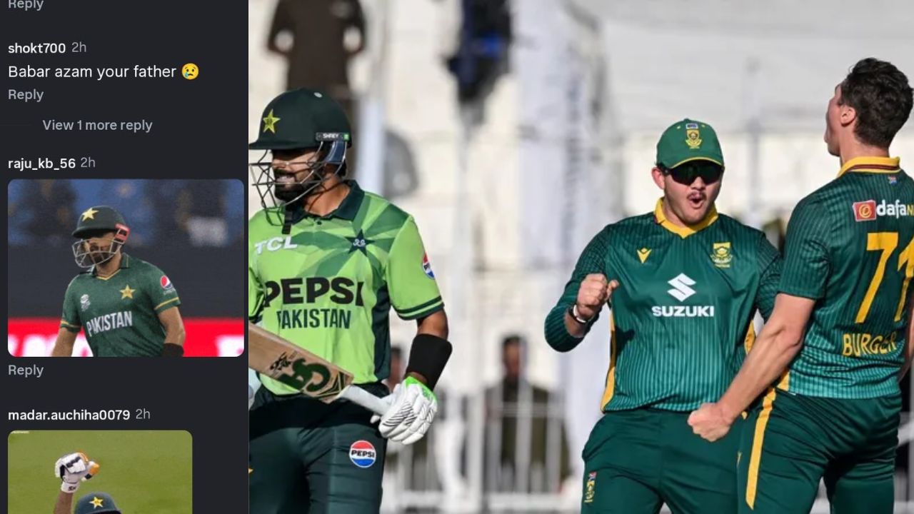 Babar Azam fans stoop extremely low, intrude Nandre Burger’s personal life after pacer gets him out
