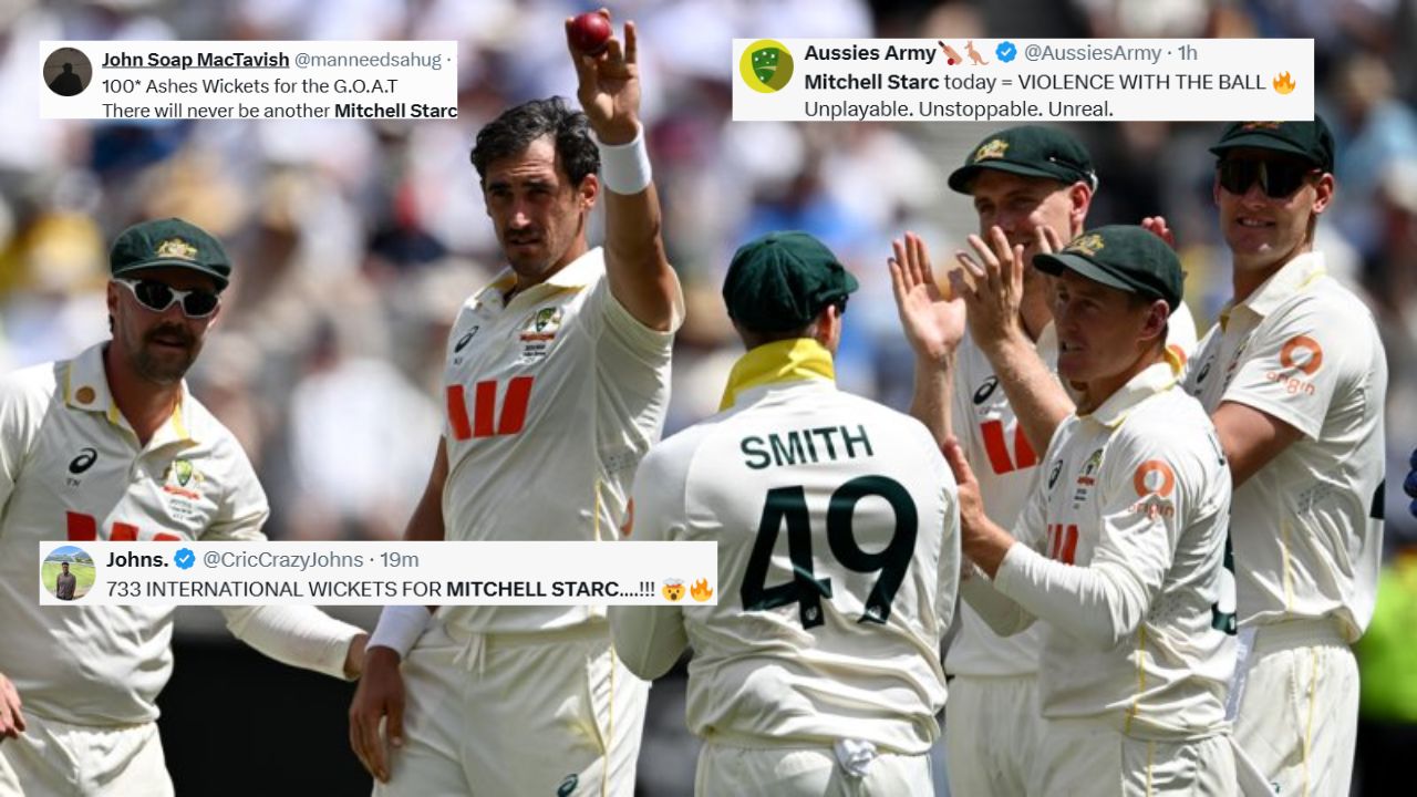 “No Josh Hazlewood, No Pat Cummins, No worries”- Twitter reacts to Mitchell Starc’s 7-wicket haul in Perth Test