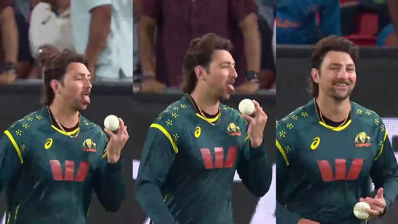 Tim David’s obscene ‘licking’ celebration after taking Suryakumar Yadav’s catch goes viral